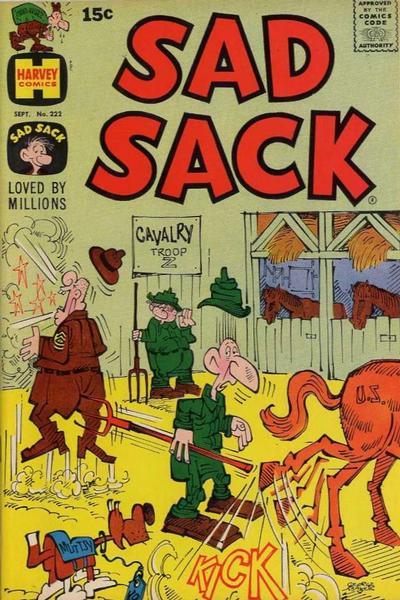 Cover for Sad Sack Comics (Harvey, 1949 series) #222