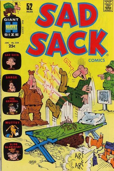 Cover for Sad Sack Comics (Harvey, 1949 series) #224