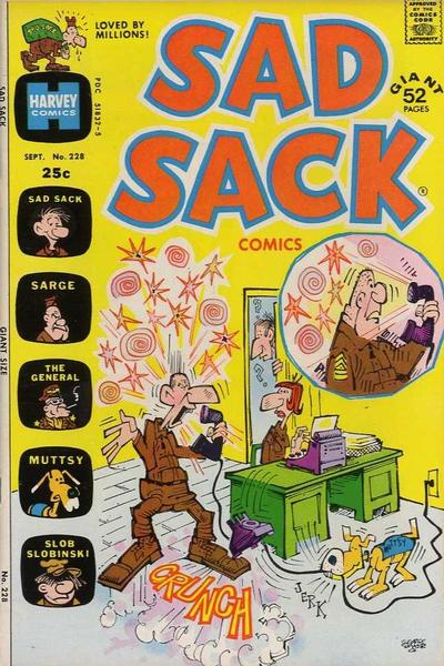 Cover for Sad Sack Comics (Harvey, 1949 series) #228