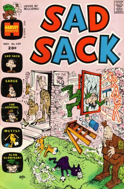 Cover for Sad Sack Comics (Harvey, 1949 series) #229