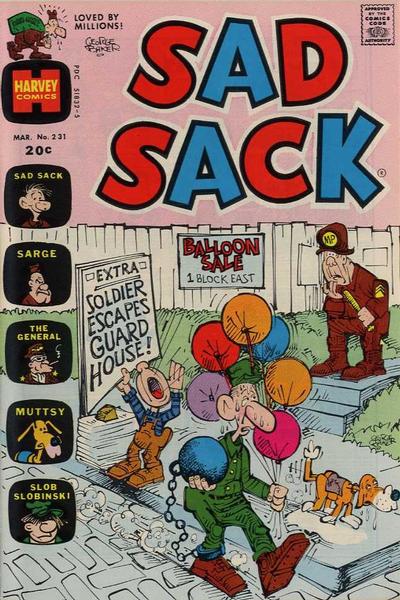 Cover for Sad Sack Comics (Harvey, 1949 series) #231