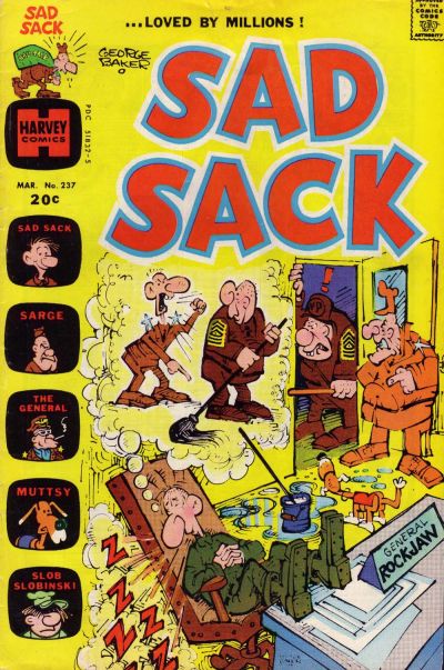 Cover for Sad Sack Comics (Harvey, 1949 series) #237