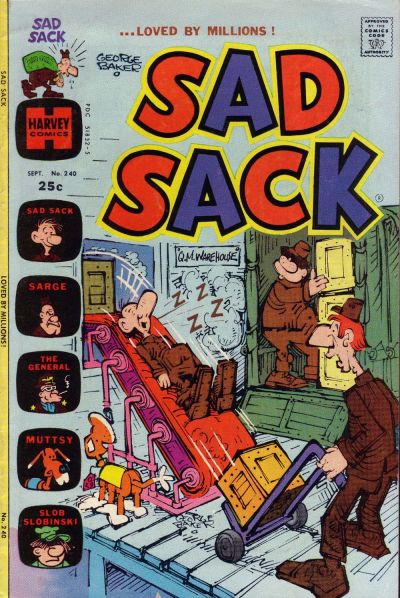 Cover for Sad Sack Comics (Harvey, 1949 series) #240