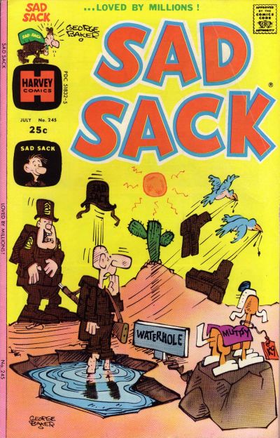 Cover for Sad Sack Comics (Harvey, 1949 series) #245