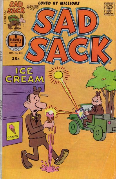 Cover for Sad Sack Comics (Harvey, 1949 series) #252