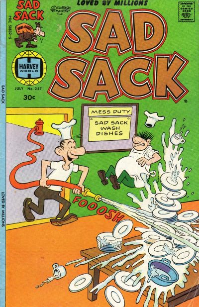 Cover for Sad Sack Comics (Harvey, 1949 series) #257