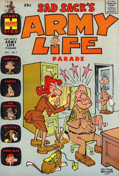 Cover for Sad Sack Army Life Parade (Harvey, 1963 series) #1