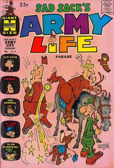 Cover for Sad Sack Army Life Parade (Harvey, 1963 series) #6