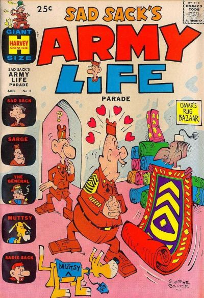 Cover for Sad Sack Army Life Parade (Harvey, 1963 series) #8