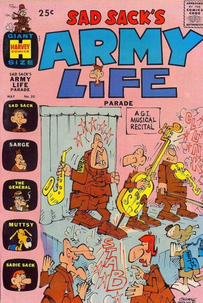 Cover for Sad Sack Army Life Parade (Harvey, 1963 series) #20