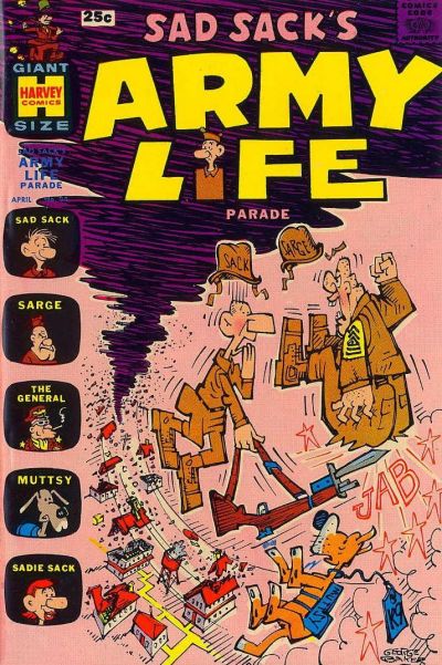 Cover for Sad Sack Army Life Parade (Harvey, 1963 series) #24