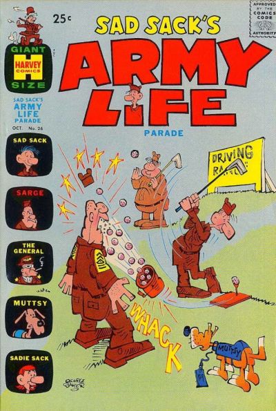 Cover for Sad Sack Army Life Parade (Harvey, 1963 series) #26