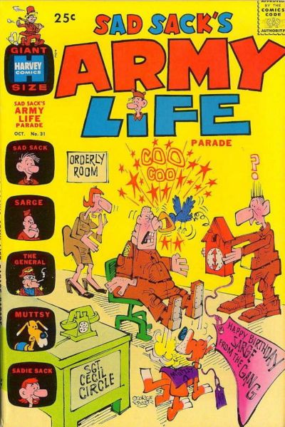 Cover for Sad Sack Army Life Parade (Harvey, 1963 series) #31