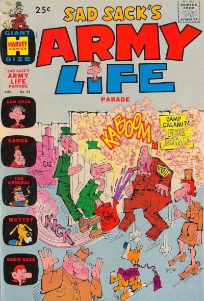 Cover for Sad Sack Army Life Parade (Harvey, 1963 series) #35