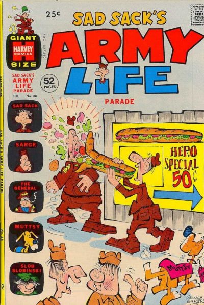 Cover for Sad Sack Army Life Parade (Harvey, 1963 series) #38