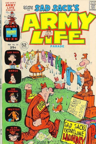 Cover for Sad Sack Army Life Parade (Harvey, 1963 series) #50