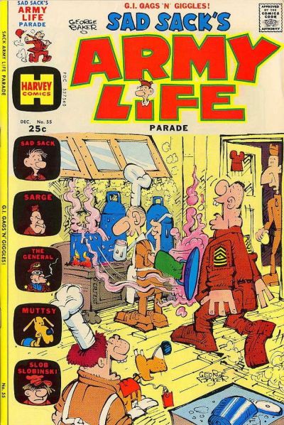 Cover for Sad Sack Army Life Parade (Harvey, 1963 series) #55