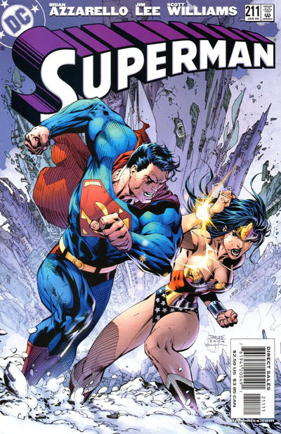 Cover for Superman (DC, 1987 series) #211 [Direct Sales]