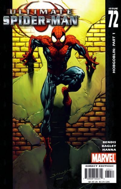 Cover for Ultimate Spider-Man (Marvel, 2000 series) #72