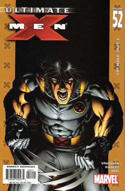 Cover for Ultimate X-Men (Marvel, 2001 series) #52