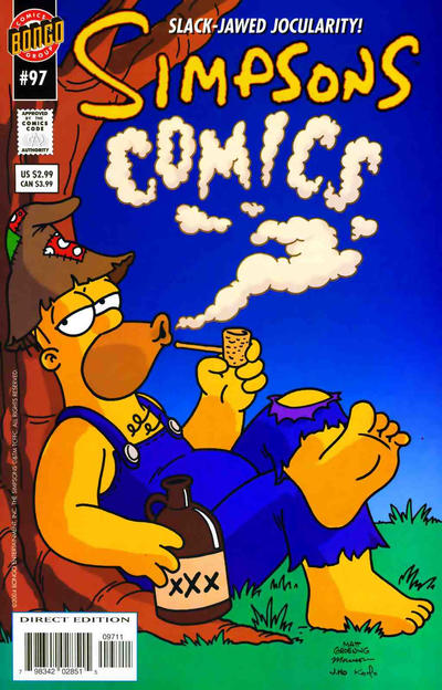 Cover for Simpsons Comics (Bongo, 1993 series) #97