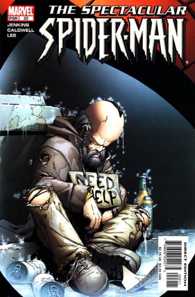 Cover for Spectacular Spider-Man (Marvel, 2003 series) #22 [Direct Edition]
