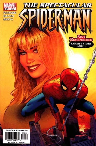 Cover for Spectacular Spider-Man (Marvel, 2003 series) #23 [Direct Edition]