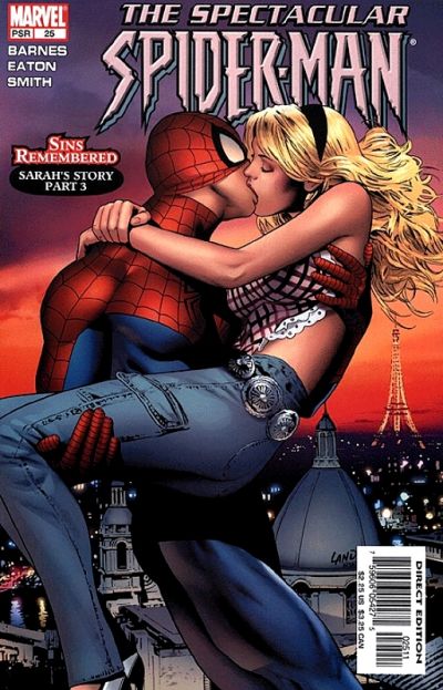 Cover for Spectacular Spider-Man (Marvel, 2003 series) #25 [Direct Edition]