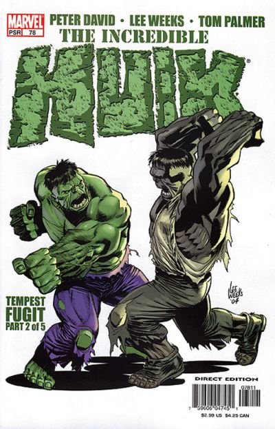 Cover for Incredible Hulk (Marvel, 2000 series) #78 [Direct Edition]