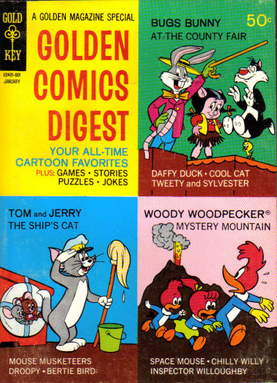 Cover for Golden Comics Digest (Western, 1969 series) #8