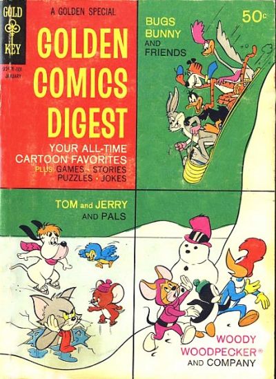 Cover for Golden Comics Digest (Western, 1969 series) #15