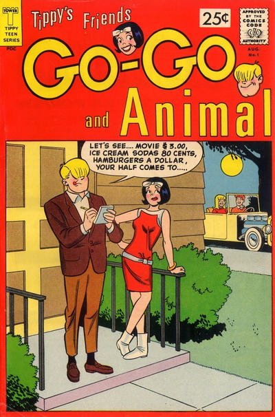 Cover for Tippy's Friends Go-Go and Animal (Tower, 1966 series) #1