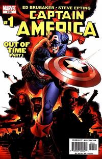 Cover Thumbnail for Captain America (Marvel, 2005 series) #1 [Direct Edition]