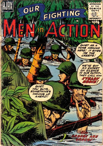 Cover for Men in Action (Farrell, 1957 series) #2