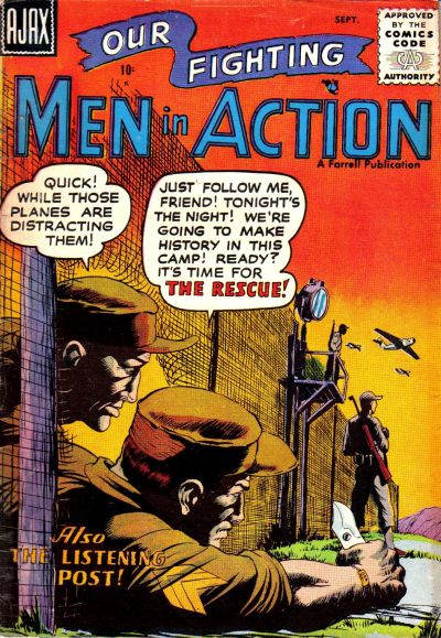 Cover for Men in Action (Farrell, 1957 series) #3