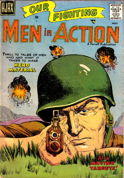 Cover for Men in Action (Farrell, 1957 series) #4