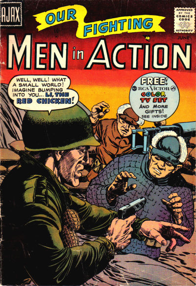 Cover for Men in Action (Farrell, 1957 series) #6