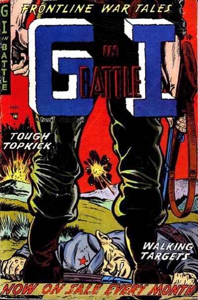 Cover for G-I in Battle (Farrell, 1952 series) #4