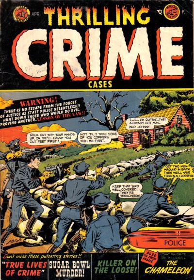 Cover for Thrilling Crime Cases (Star Publications, 1950 series) #44