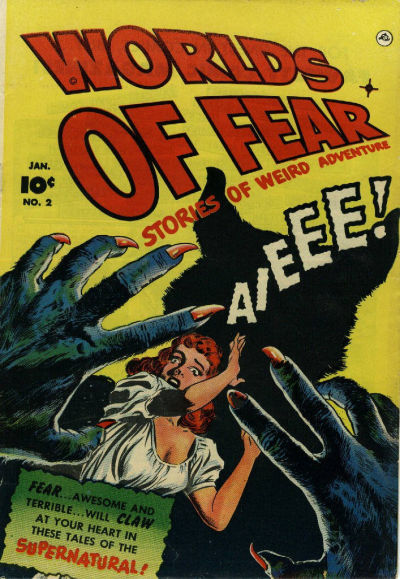 Cover for Worlds of Fear (Fawcett, 1952 series) #2