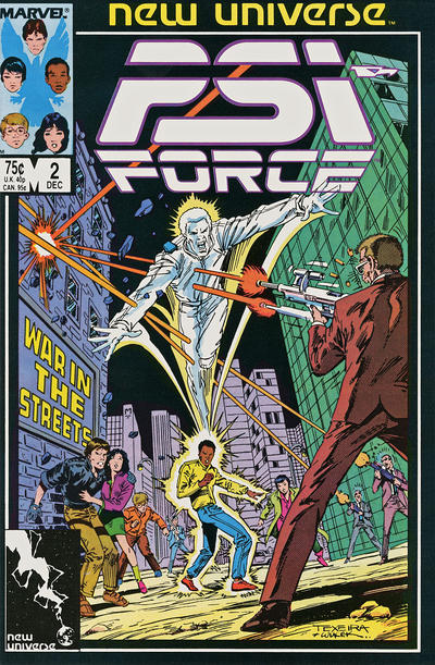 Cover for Psi-Force (Marvel, 1986 series) #2 [Direct]