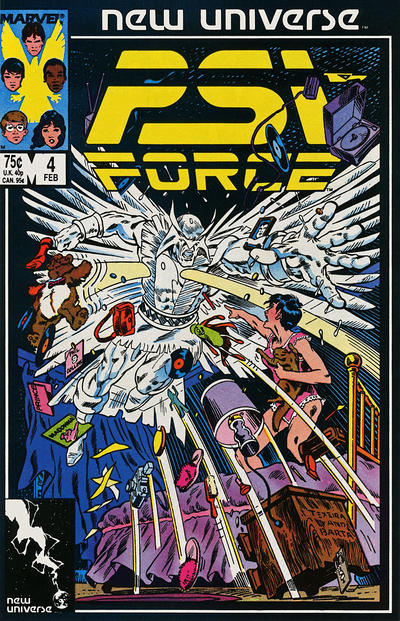 Cover for Psi-Force (Marvel, 1986 series) #4 [Direct]