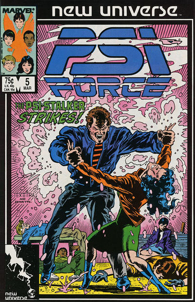 Cover for Psi-Force (Marvel, 1986 series) #5 [Direct]