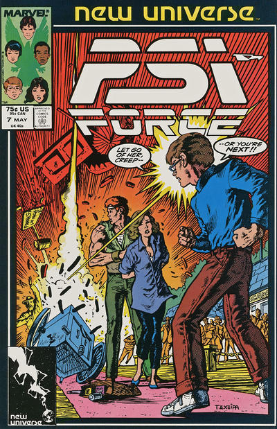 Cover for Psi-Force (Marvel, 1986 series) #7 [Direct]