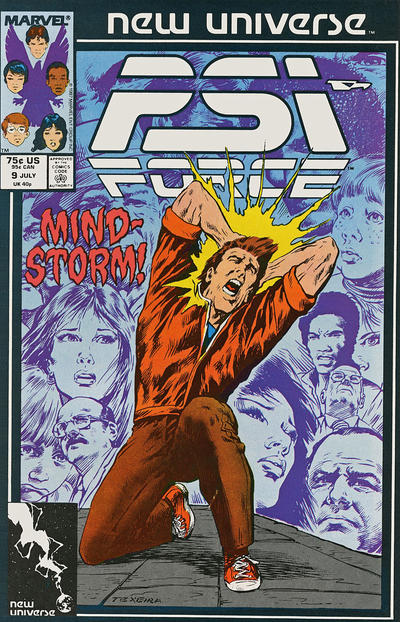 Cover for Psi-Force (Marvel, 1986 series) #9 [Direct]
