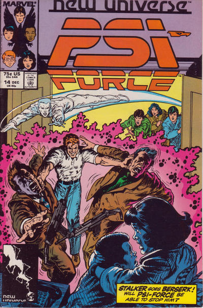 Cover for Psi-Force (Marvel, 1986 series) #14