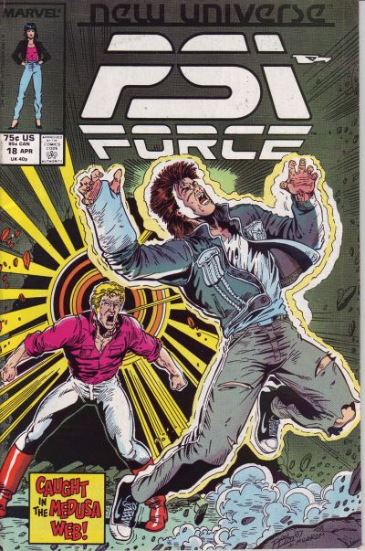 Cover for Psi-Force (Marvel, 1986 series) #18