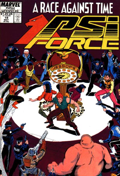 Cover for Psi-Force (Marvel, 1986 series) #19