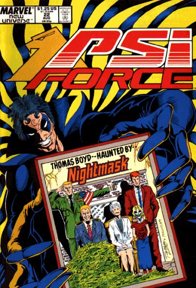 Cover for Psi-Force (Marvel, 1986 series) #22