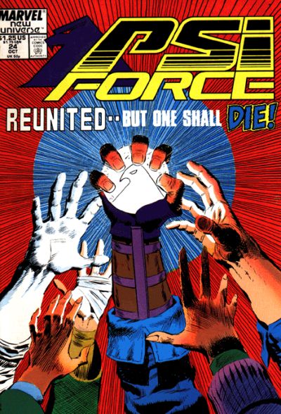 Cover for Psi-Force (Marvel, 1986 series) #24 [Direct]